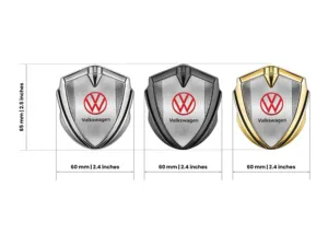 VW Emblem Metal Badge Sports Design Stylish
